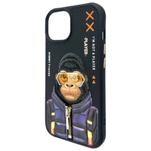 Заредете изображение във визуализатора на галерията – NIMMY case COOL&amp;CUTE 2.0 Monkey for IPHONE 15 black
