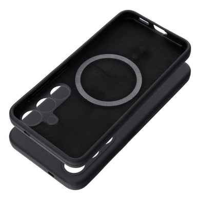 Case SILICONE 2mm for SAMSUNG S25 Plus compatible with MagSafe black