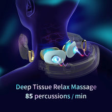 Заредете изображение във визуализатора на галерията – SKG K6E neck massager, electrostimulator with compress - white
