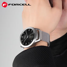 Заредете изображение във визуализатора на галерията – FORCELL F-DESIGN FS11 magnetic stailess steel strap for SAMSUNG Watch 22 mm silver
