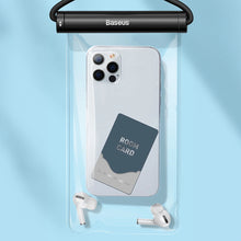 Заредете изображение във визуализатора на галерията – Baseus AquaGlide BS-PC030 case waterproof IPX8 with cylindrical clasp - black
