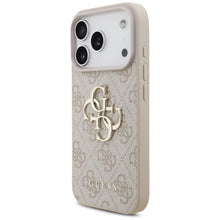 Заредете изображение във визуализатора на галерията – GUESS case for IPHONE 18 Pro / 17 Pro GUE005597 (4G PU Big Logo) pink
