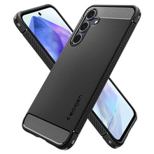 Заредете изображение във визуализатора на галерията – SPIGEN RUGGED ARMOR калъф за case for SAMSUNG A55 5G matte черен
