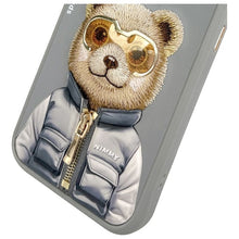 Заредете изображение във визуализатора на галерията – NIMMY case COOL&amp;CUTE 2.0 Bear for IPHONE 15 Pro Max gray
