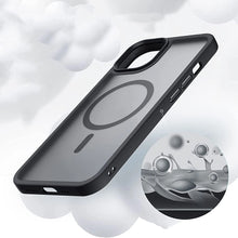 Заредете изображение във визуализатора на галерията – Tech-Protect MagMat MagSafe case for iPhone 12 / 12 Pro - matte black
