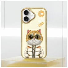 Заредете изображение във визуализатора на галерията – NIMMY case COOL&amp;CUTE 2.0 Cat for IPHONE 16 khaki
