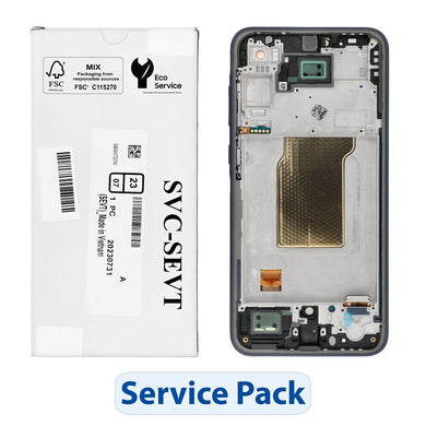 ServicePack LCD Display for SAMSUNG A35 5G A356B GH82-34221A Midnight Blue