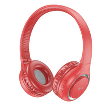 Заредете изображение във визуализатора на галерията – HOCO wireless headphones bluetooth W41 red
