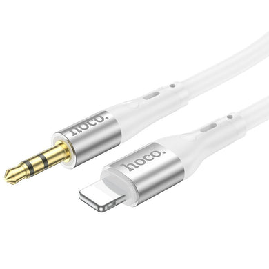 HOCO cable AUX Jack 3,5 mm to Lightning UPA22 1 m white