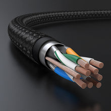 Заредете изображение във визуализатора на галерията – Ugreen NW150 80420 Ethernet RJ45 Cat 7 10Gbps Cable 0.5m - Black
