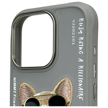 Заредете изображение във визуализатора на галерията – NIMMY case GLASSES COOL DOG for IPHONE 16 Pro Max gray
