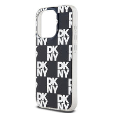 Заредете изображение във визуализатора на галерията – Original Case DKNY hardcase IML Checkered Mono Pattern DKHCP15XHDLCEK for Iphone 15 Pro Max black

