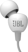 Заредете изображение във визуализатора на галерията – Wire earphones Jack 3,5 mm JBL C100Si white
