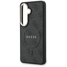Заредете изображение във визуализатора на галерията – GUESS case for SAMSUNG S26 GUHMS26SP4MSEGCK (4G Embossed Ring MagSafe) black
