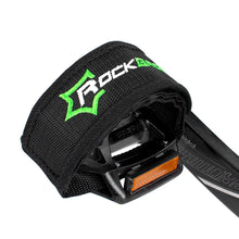 Заредете изображение във визуализатора на галерията – Rockbros GZT1001 bicycle pedal straps - black
