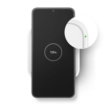 Заредете изображение във визуализатора на галерията – Samsung Wireless Charger Pad EP-P2400TWEGEU 15W inductive charger - white + mains charger
