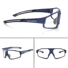 Заредете изображение във визуализатора на галерията – Rockbros SP216BL photochromic UV400 cycling glasses - blue
