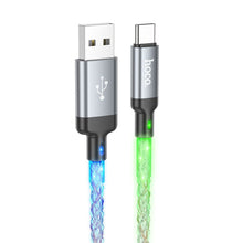 Заредете изображение във визуализатора на галерията – HOCO cable USB A to Type C 3A U112 1 m gray
