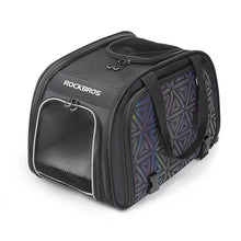 Заредете изображение във визуализатора на галерията – Rockbros 30140028001 transport bicycle bag for cats and dogs - black

