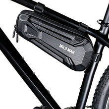 Заредете изображение във визуализатора на галерията – WILDMAN traveling bag under the bike frame with zipper 1,8L XT9 black
