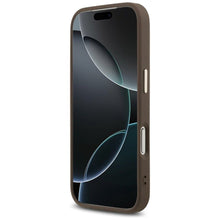 Заредете изображение във визуализатора на галерията – GUESS case for IPHONE 18 Pro / 17 Pro GUE005483 (PU W/ Big 4G Classic Logo) brown gold
