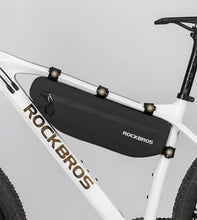 Заредете изображение във визуализатора на галерията – Rockbros AS-043 bicycle bag with Velcro 3l - black
