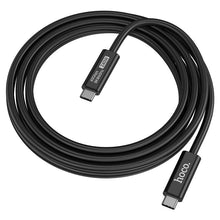 Заредете изображение във визуализатора на галерията – Cable USB C do USB C Hoco USB4 40Gbps/8K60Hz 5A 240W 2m US15 black
