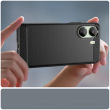 Заредете изображение във визуализатора на галерията – Carbon Case for Xiaomi Redmi 13c Flexible Silicone Carbon Cover - Black
