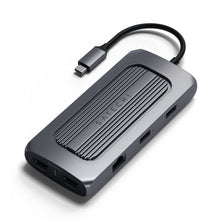 Заредете изображение във визуализатора на галерията – Adapter HUB 8in1 USB C Satechi ST-UCMXAM space gray
