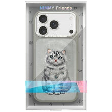 Заредете изображение във визуализатора на галерията – NIMMY case LUCKY FASHION CAT compatible with MagSafe for IPHONE 18 Pro Max/17 Pro Max grey
