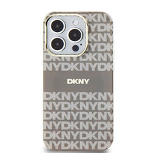 Заредете изображение във визуализатора на галерията – Original Case DKNY hardcase IML Mono &amp; Stripe MagSafe DKHMP15XHRHSEE for Iphone 15 Pro Max beige
