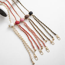 Заредете изображение във визуализатора на галерията – Chain / Rope with holder GLAMOUR fit all models 80mm max width RED
