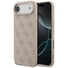 Заредете изображение във визуализатора на галерията – GUESS case for IPHONE 17 Air GUHCP17MG4GFPI (PU 4G Classic) pink
