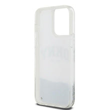 Заредете изображение във визуализатора на галерията – DKNY case for IPHONE 15 Pro Max DKHCP15XLBNAET (DKNY HC Liquid Glitters W/Arch Logo) white
