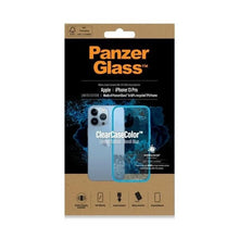 Заредете изображение във визуализатора на галерията – PanzerGlass ClearCase Antibacterial Military Grade Certified Case for iPhone 13 Pro - Transparent Blue
