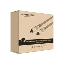 Заредете изображение във визуализатора на галерията – Ugreen AV108 10540 optical Toslink/SPDIF cable 2m - gray
