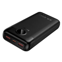 Заредете изображение във визуализатора на галерията – Powerbank Hoco 20000 mAh QC 22,5W+PD 20W LED J172A black
