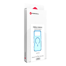 Заредете изображение във визуализатора на галерията – Case for iPhone 18 Pro Max / 17 Pro Max Forcell F-Protect BumperX Premium compatible with MagSafe light blue
