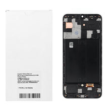 Заредете изображение във визуализатора на галерията – FIXCELL lcd display for SAMSUNG A50 AMOLED with frame black (change glass)
