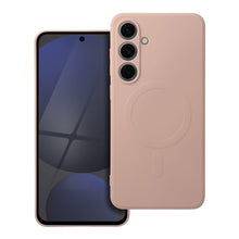 Заредете изображение във визуализатора на галерията – SILICONE MAG COVER case compatible with MagSafe for SAMSUNG A17 pink

