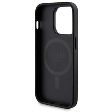 Заредете изображение във визуализатора на галерията – Guess 4G Metal Logo Case Set for iPhone 15 Pro Max + 5000mAh MagSafe Powerbank - Black

