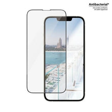 Заредете изображение във визуализатора на галерията – PanzerGlass Ultra-Wide Fit Antibacterial Tempered Glass with Glare Filter and Positioner for iPhone 14/13 Pro/13
