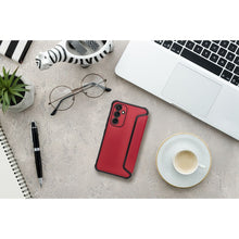 Заредете изображение във визуализатора на галерията – Flip case for Xiaomi Redmi 17 4G / 17 5G EU Razor Book red
