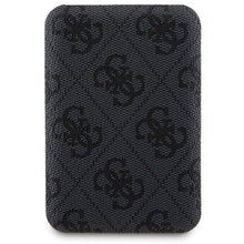 Заредете изображение във визуализатора на галерията – Guess 4G Metal Logo case set for iPhone 15 + 5000mAh MagSafe power bank - black
