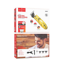 Заредете изображение във визуализатора на галерията – Hair clipper Hoco DAR17 yellow
