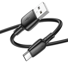 Заредете изображение във визуализатора на галерията – Borofone Cable BX93 Super Power - USB to Type C - 27W 3A 1 metre black
