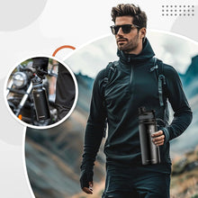 Заредете изображение във визуализатора на галерията – Rockbros 35210029001 bicycle thermal bottle for drinks 530 ml - black
