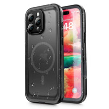 Заредете изображение във визуализатора на галерията – Case for iPhone 16 PRO Shellbox Dot waterproof MagSafe compatible black
