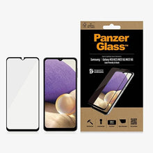 Заредете изображение във визуализатора на галерията – PanzerGlass E2E Regular Tempered Glass for Samsung Galaxy A12 / A23 / M23 / M33 5G - with Black Frame
