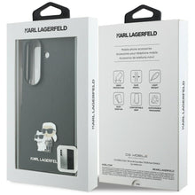 Заредете изображение във визуализатора на галерията – KARL LAGERFELD case for SAMSUNG GALAXY Z FOLD 8 ULTRA (Karl&amp;Choupette Saffiano Pins) black
